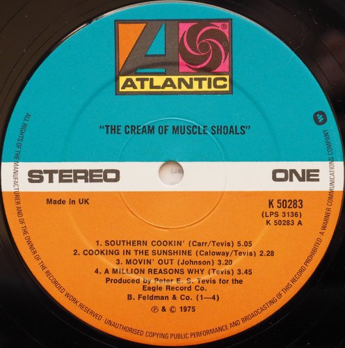 Cream Of Muscle Shoals, The / The Cream Of Muscle Shoals (UK)β