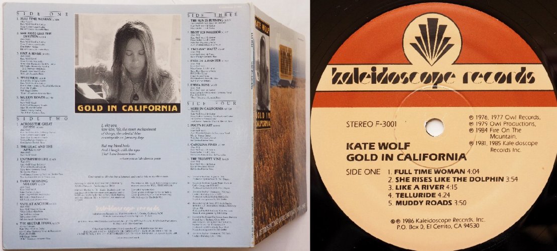Kate Wolf / Gold In California (2LP Compilation)β