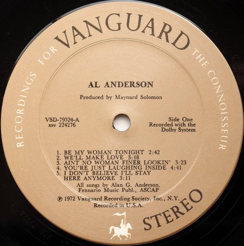 Al Anderson / Al Anderson (In Shrink)の画像