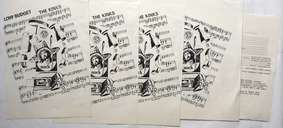 Kinks / Low Budget (JP)の画像