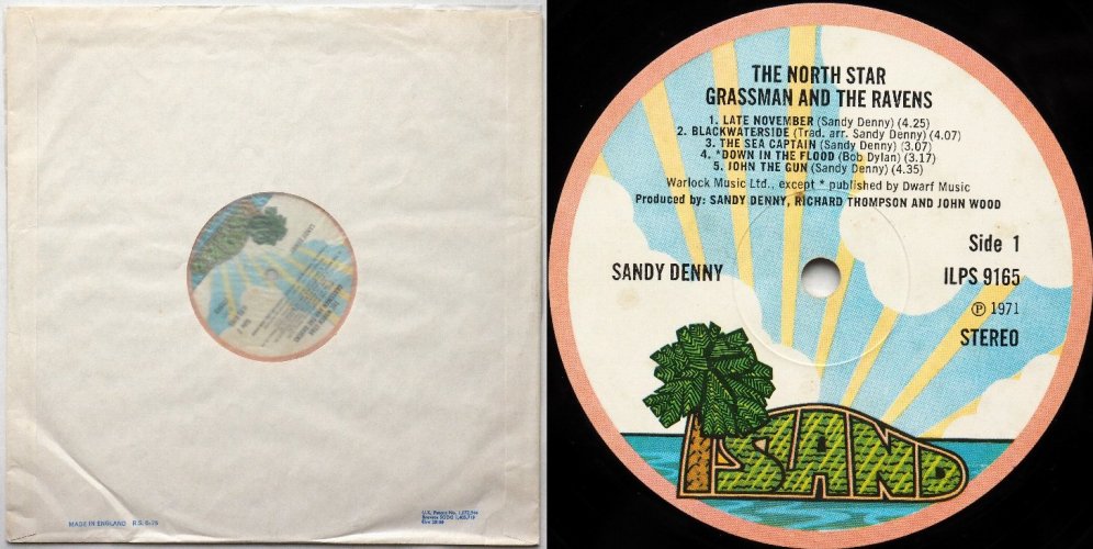 Sandy Denny / The North Star Grassman And The Ravens (UK 1st Issue STERLING)の画像
