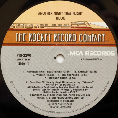 Blue / Another Night Time Flight (US)の画像