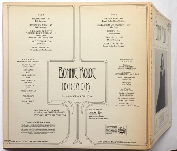 Bonnie Koloc / Hold On To Meの画像