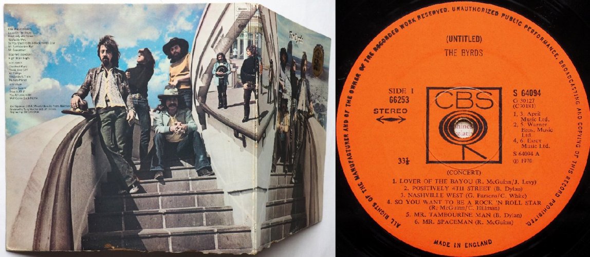 Byrds, The / Untitled (UK Matrix-1)の画像