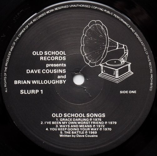 Dave Cousins And Brian Willoughby / Old School Songs (UK Privete Press Original)の画像