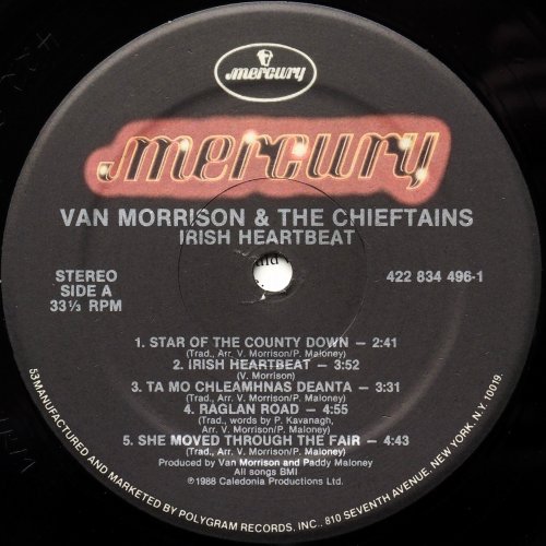 Van Morrison & The Chieftains / Irish Heartbeat (In Shrink)β