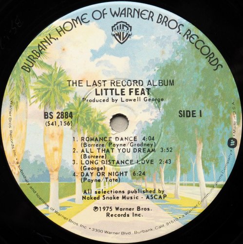 Little Feat / The Last Record Album (Early Issue)β