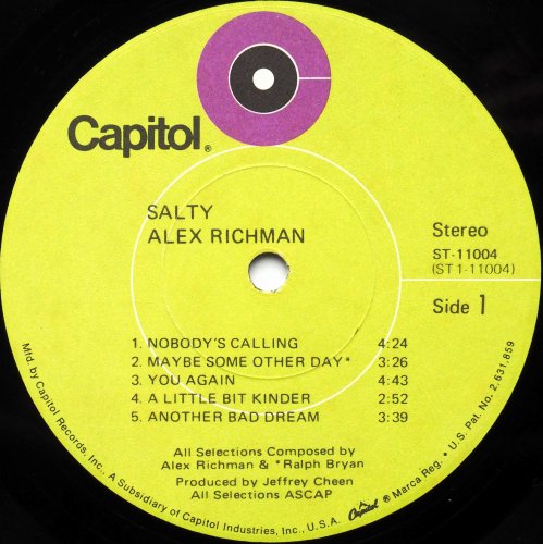 Alex Richman / Salty (Green Label)の画像