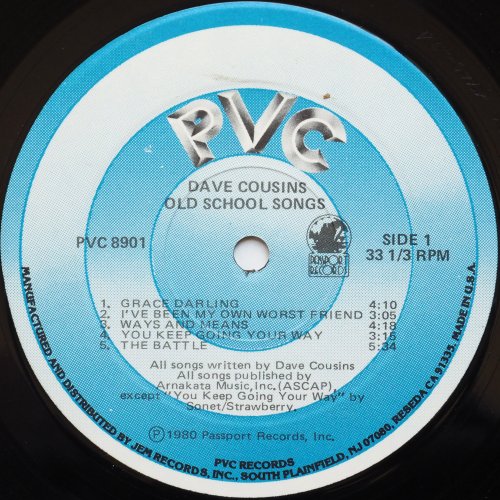 Dave Cousins / Old School Songs (US)β