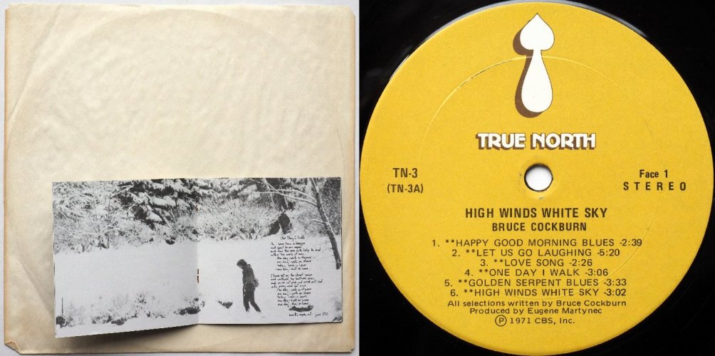 Bruce Cockburn / High Winds, White Sky (Canada Early Press w/Booklet!!)の画像
