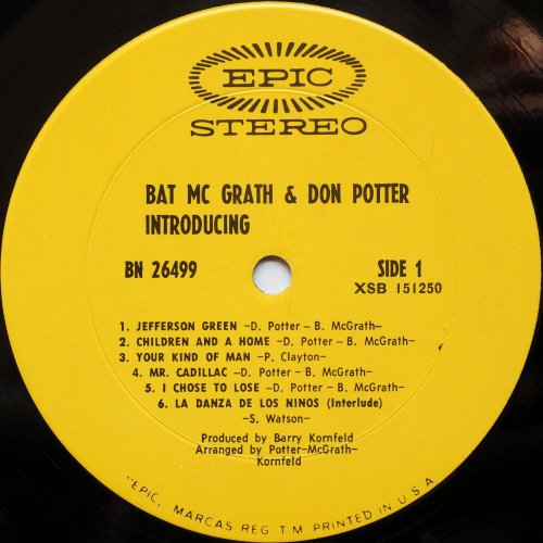 Bat McGrath & Don Potter / Introducing Bat McGrath & Don Potterβ