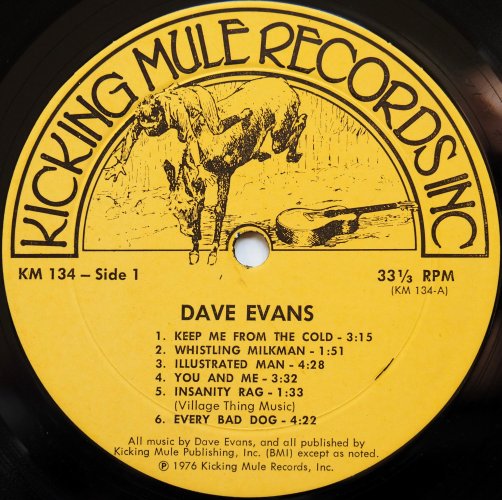 Dave Evans / Take A Bite Out Of Life (US)β