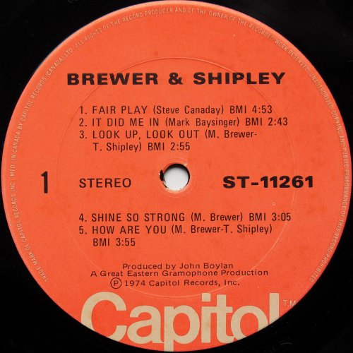 Brewer And Shipley / ST11261 (Jesse Ed Davis)β