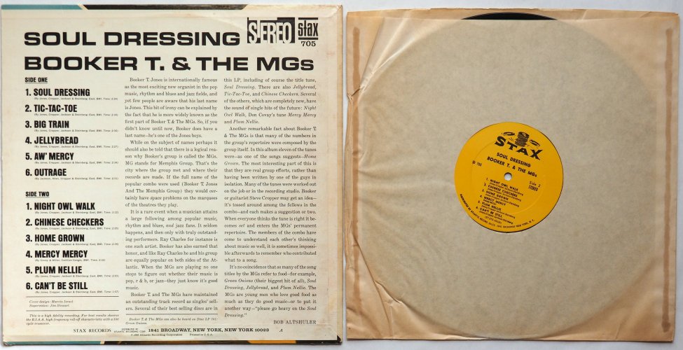 Booker T. & The MG's / Soul Dressing (US Early Issue)β