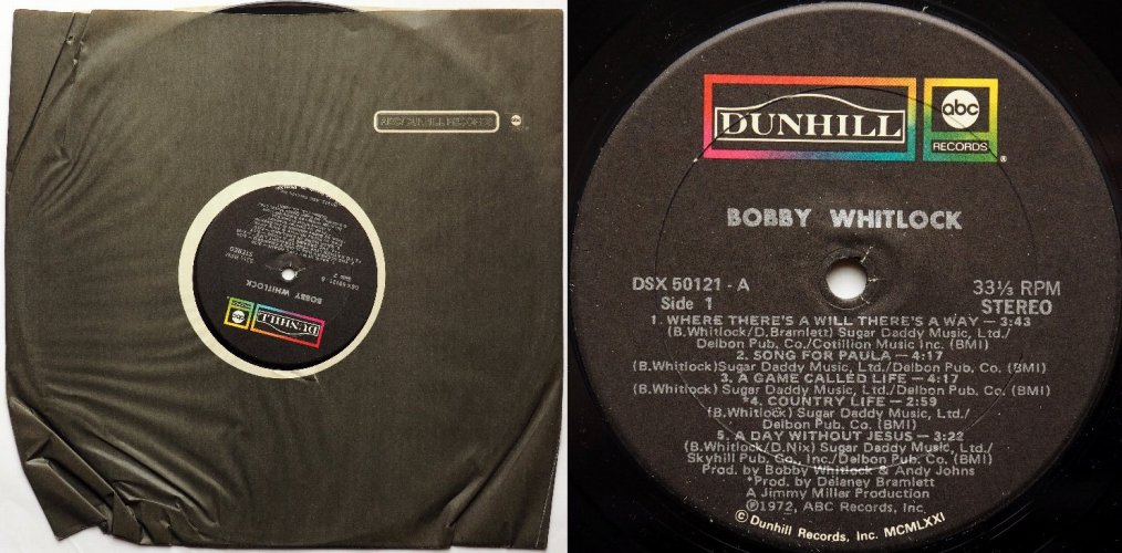 Bobby Whitlock / Bobby Whitlock (US)β