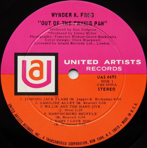 Wynder K. Frog / Out Of The Frying Pan (US In Shrink)β