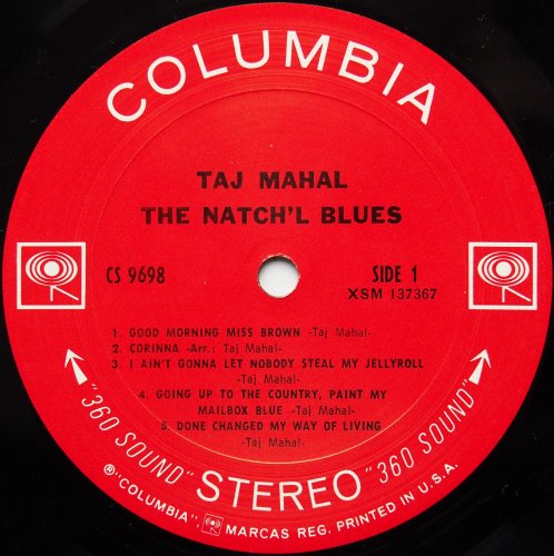 Taj Mahal / The Natch'l Blues (US 360 Sound Early Issue)β