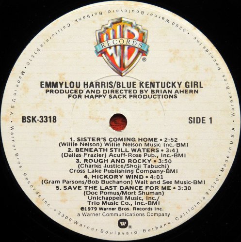 Emmylou Harris / Blue Kentucky Girl (In Shrink)β