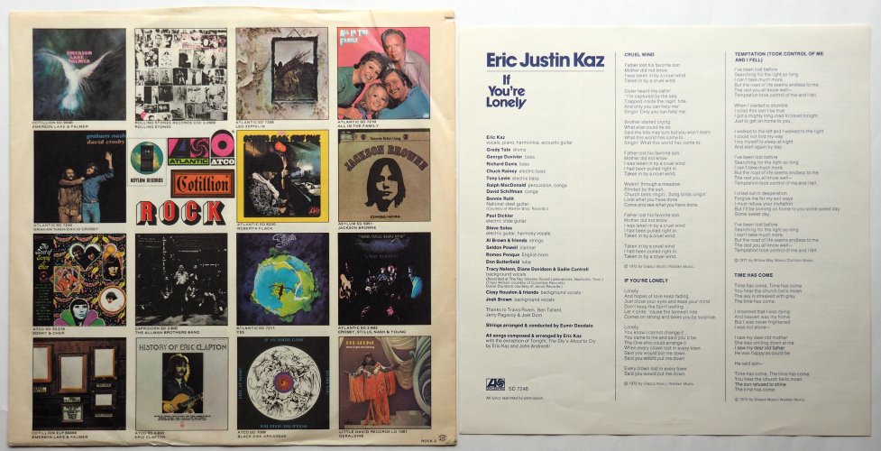 Eric Justin Kaz / If You're Lonely (US)β
