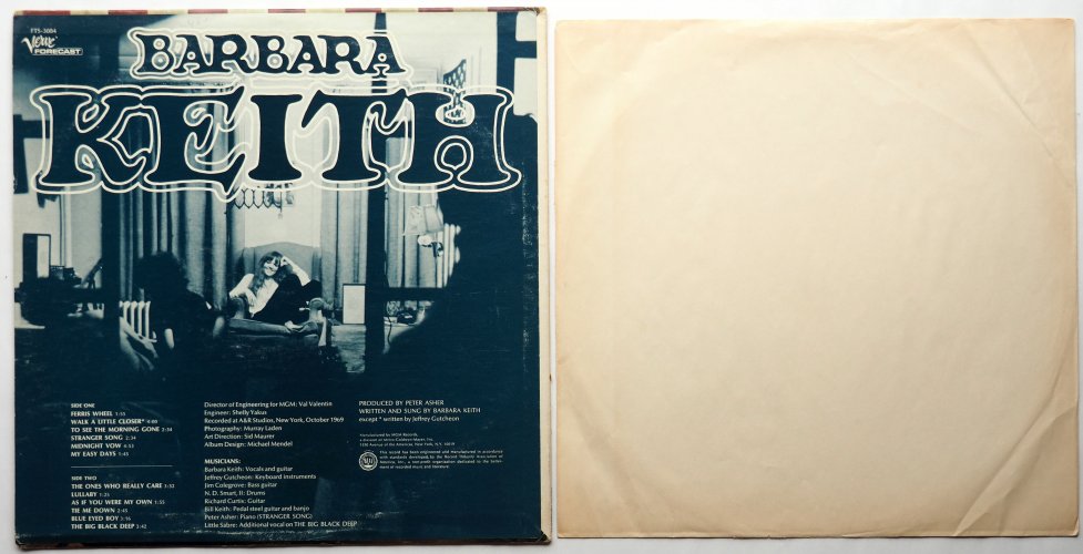 Barbara Keith / Barbara Keith (Verve 1st Rare Promo)β