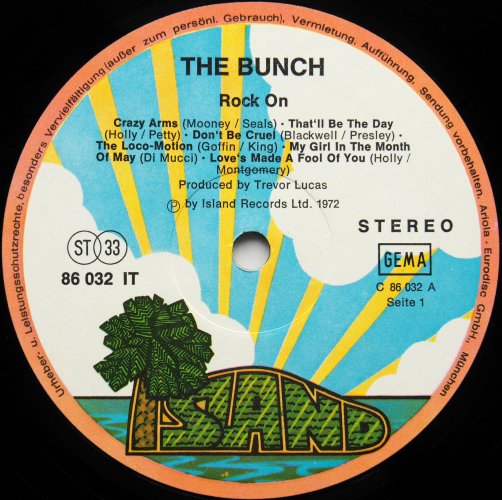 Bunch, The / Rock On (Germany /Flexi)β