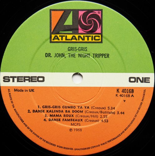 Dr. John, The Night Tripper / Gris-Gris (UK 2nd Issue)β
