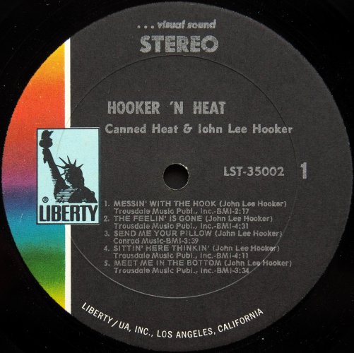 Canned Heat & John Lee Hooker / Hooker 'N Heat (US Early Issue)β