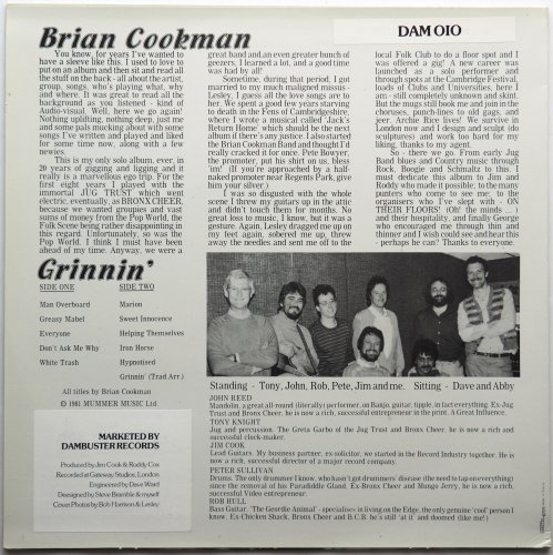 Brian Cookman / Brian Cookman's Grinnin'β