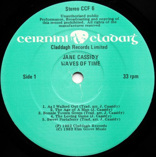 Jane Cassidy / Waves Of Time β