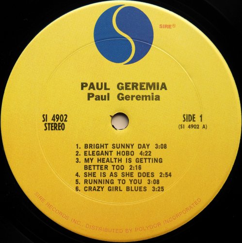 Paul Geremia / Paul Geremia (In Shrink)β