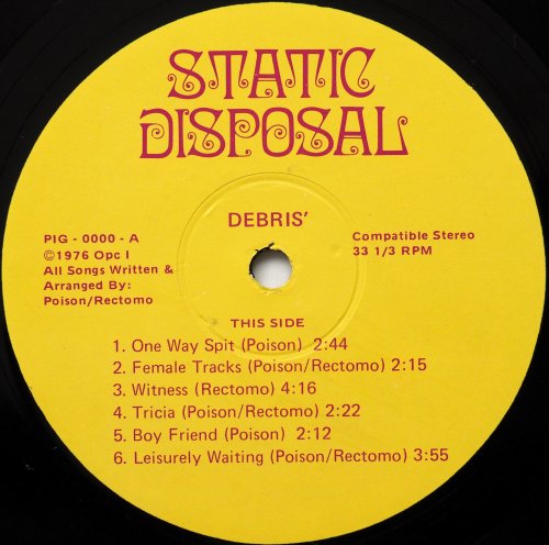 Debris / Debris (Static Disposal Original In Shrink!!!)β