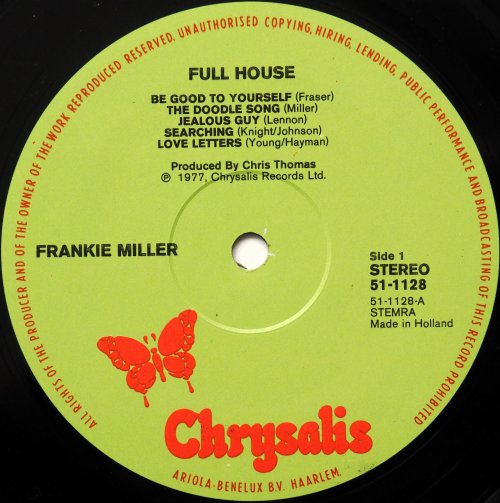 Frankie Miller / Full House (Netherlands)β