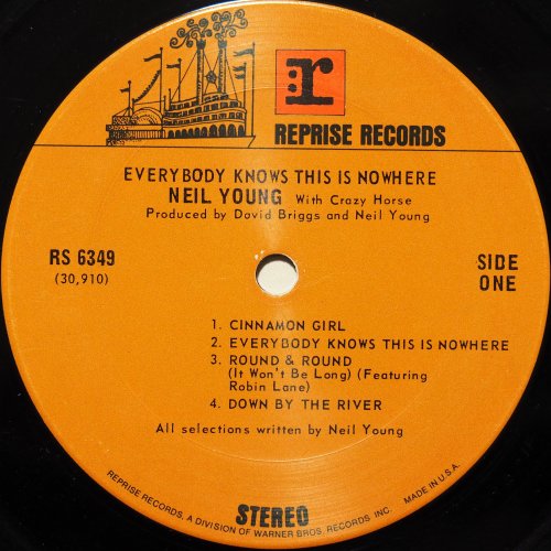 Neil Young With Crazy Horse / Everybody Knows This Is Nowhere (US 70s)β