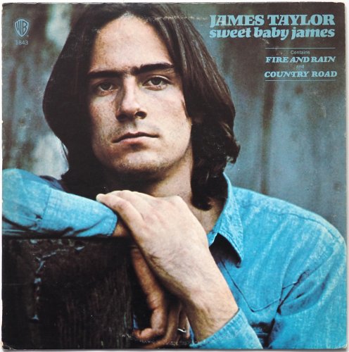 James Taylor / Sweet Baby James (US Green Label Early Issue Misprint Label w/Poster)β
