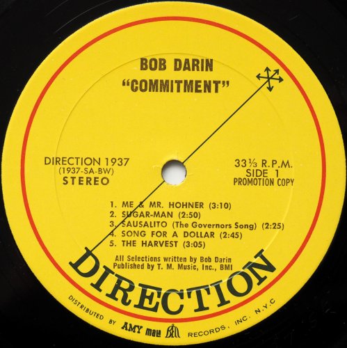 Bob Darin / Commitment (Rare Promo)β
