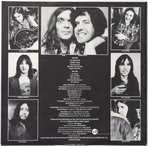 Henry McCullough / Mind Your Own Business! (US In Shrink) β