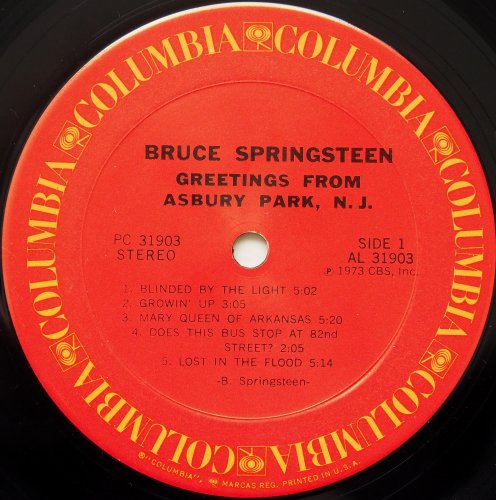 Bruce Springsteen / Greetings from Asbury Park, N.J. (US)β