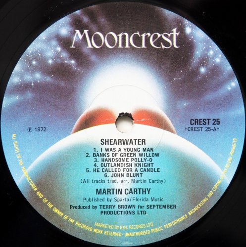 Martin Carthy / Shearwater (UK 2nd Issue)β