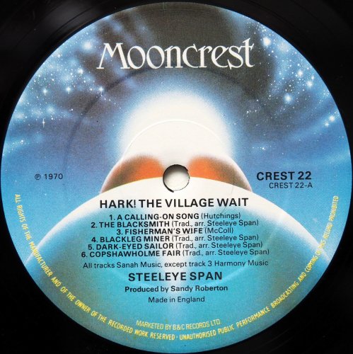 Steeleye Span / Hark! The Village Wait (UK Moon Crest)β
