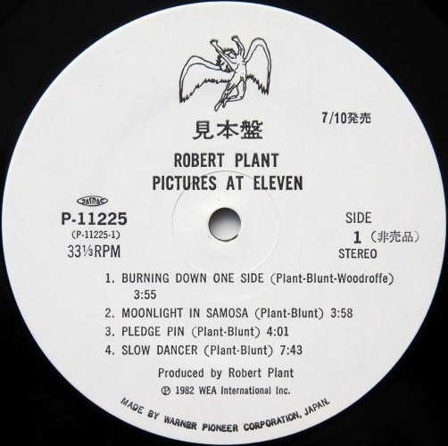 Robert Plant / Pictures At Eleven ( ٥븫)β