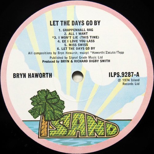 Bryn Haworth / Let The Days Go by (UK 1st Issue)β