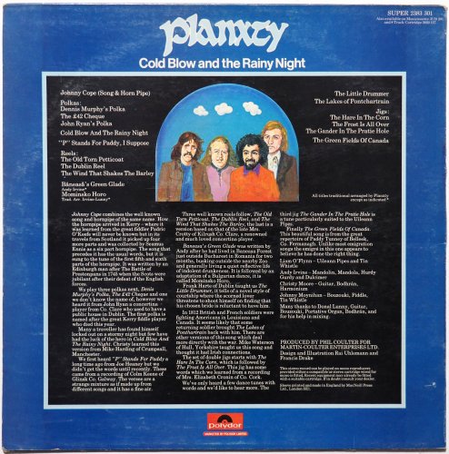 Planxty / Cold Blow And The Rainy Night (Ireland)β