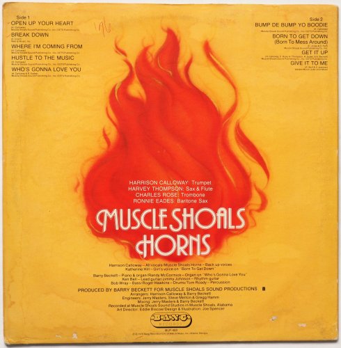 Muscle Shoals Horns / Born To Get Down (US Original Cover)β