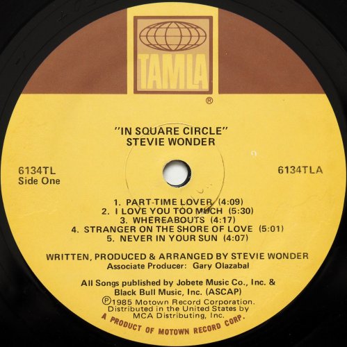 Stevie Wonder / In Square Circleβ