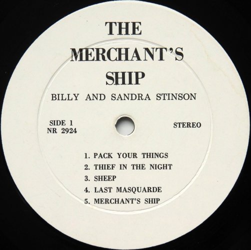 Billy & Sandra Stinson / The Merchant's Ship β
