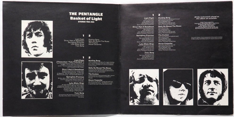 Pentangle, The / Basket Of Light (UK Early issue)β