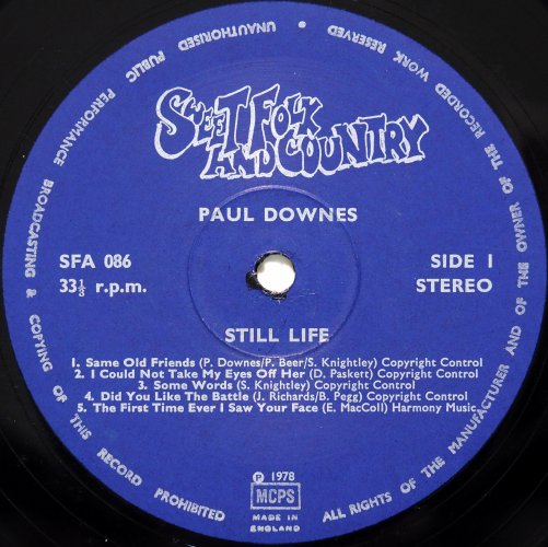 Paul Downes / Still Life (Signed)β