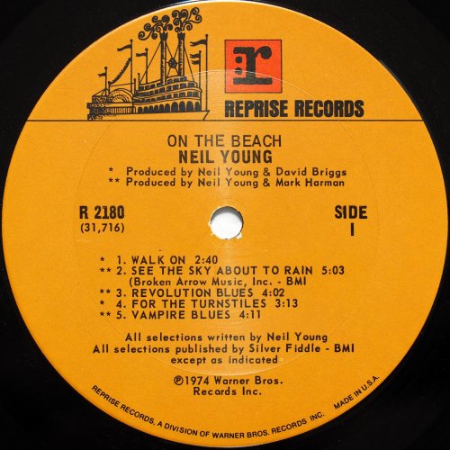 Neil Young / On The Beach (US Early Issue)β