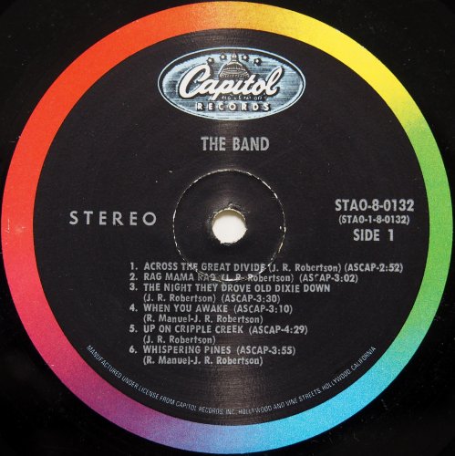 Band, The / The Band (US Rare Rainbow Label Club Issue)β