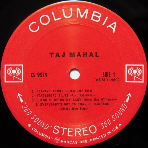 Taj Mahal / Taj Mahal (US Early Issue)β